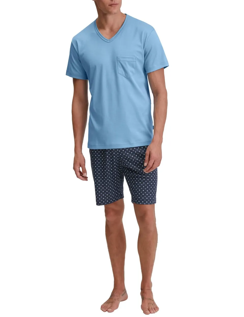 calida-relax-streamline-kurz-pyjama-herren-52-54-baumwolle image 1
