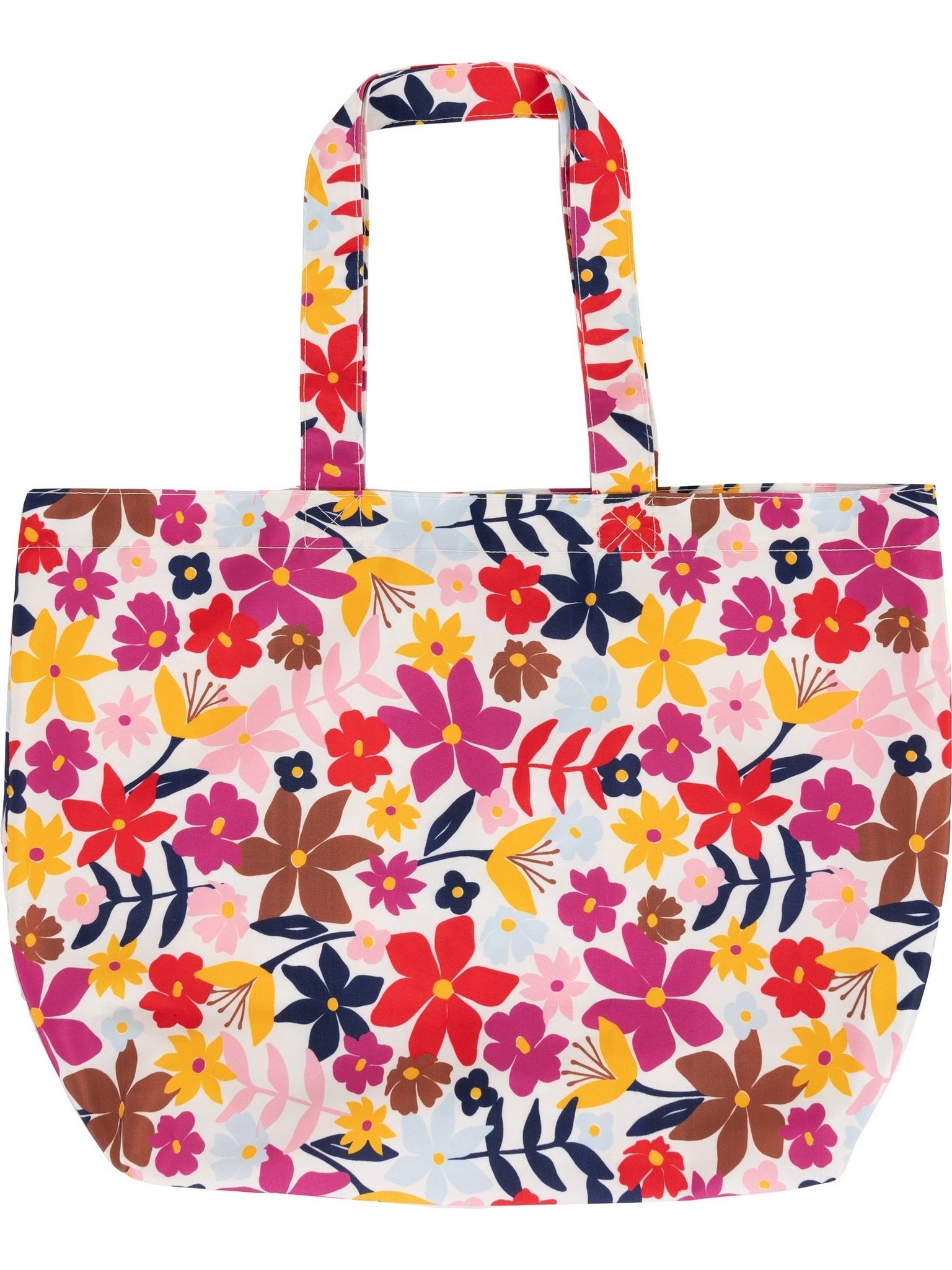 rebelle-full-bloom-strandtasche-wei-blumenprint-canvas image 2