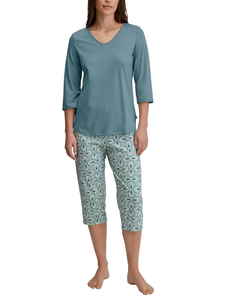 calida-ornament-nights-damen-pyjama-3-4-gr-48-50 image 1