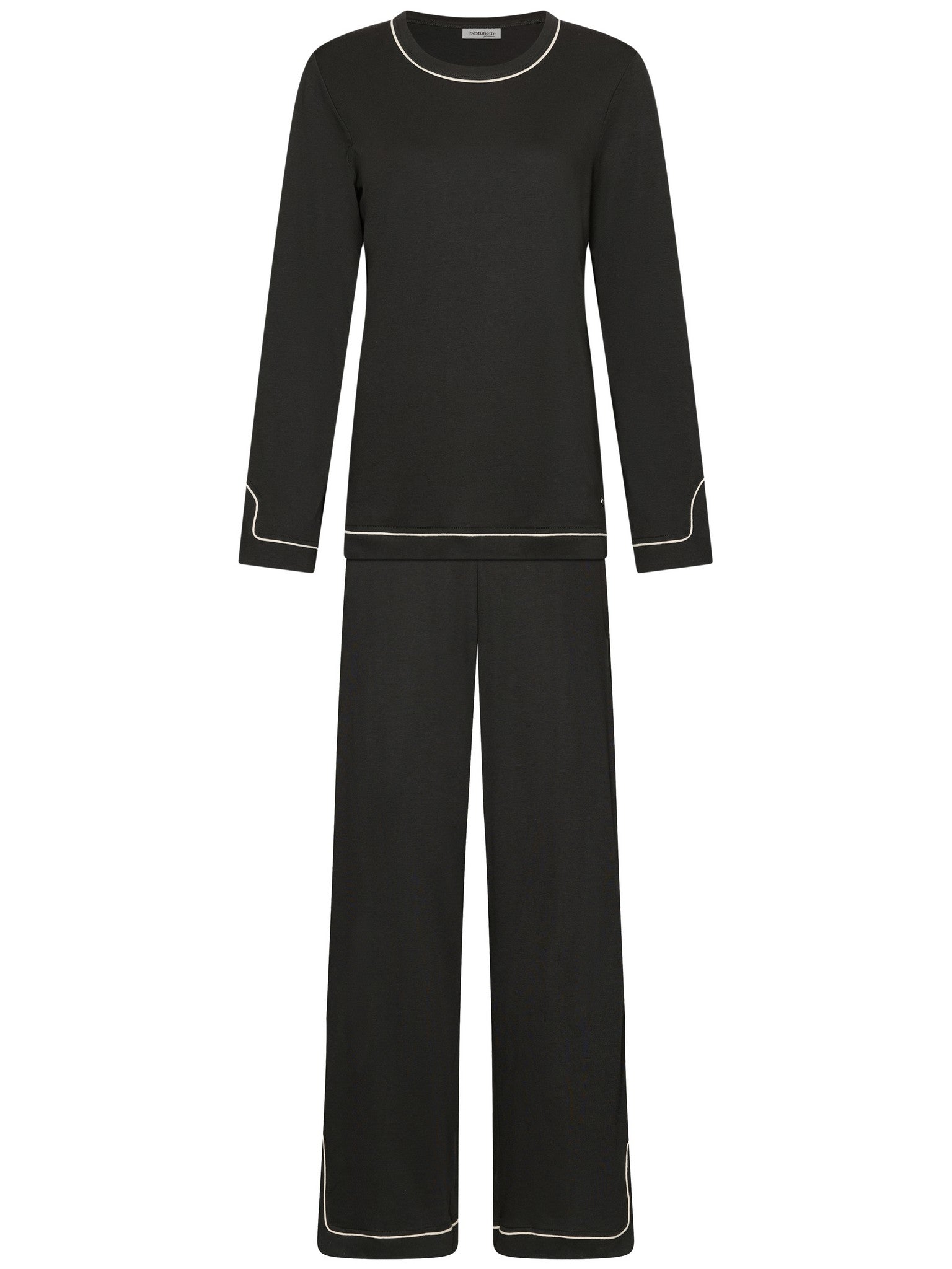 pastunette-premium-midnight-haze-pyjama-grau-baumwolle image 1
