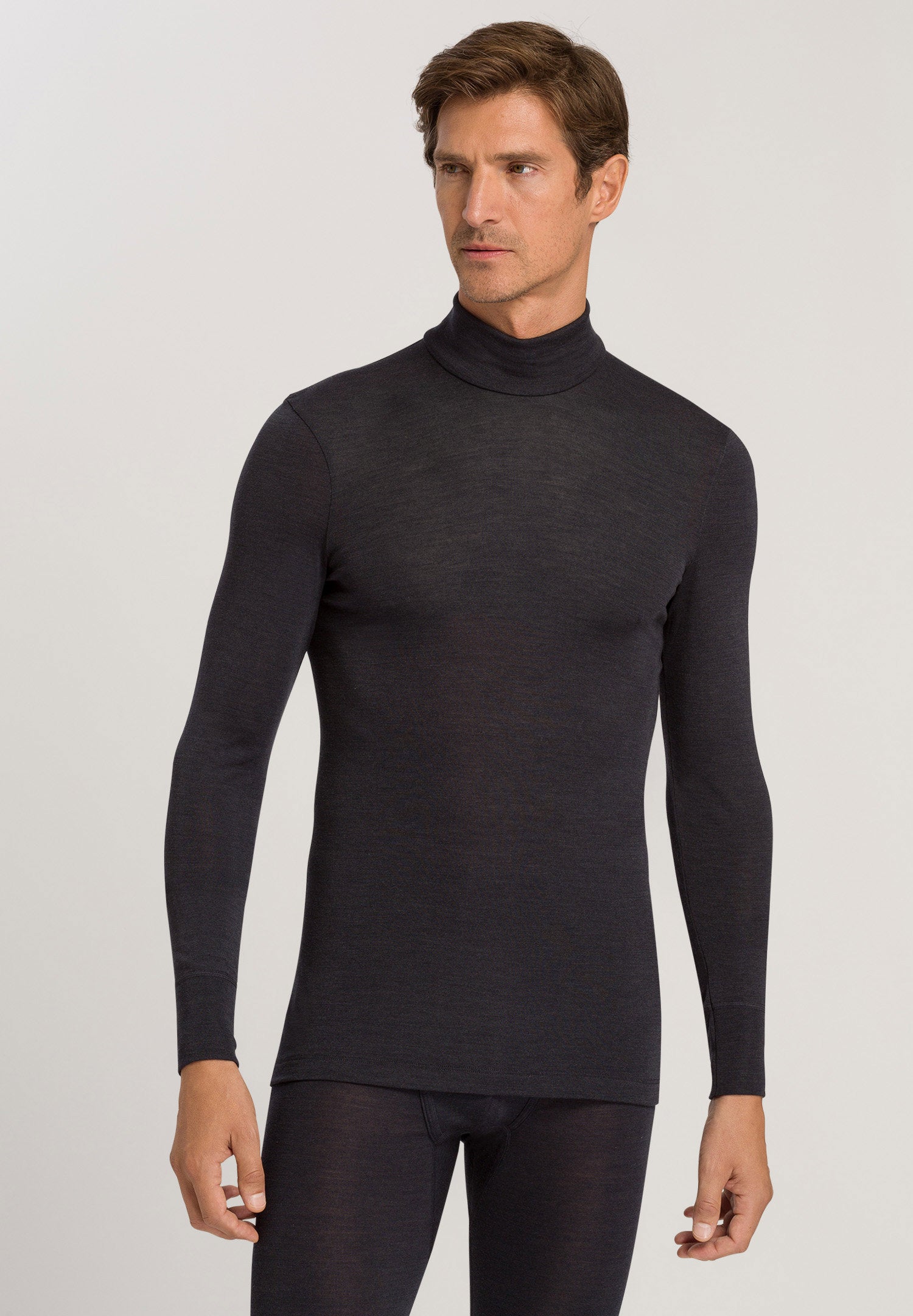 hanro-woolen-silk-turtle-neck-shirt-rollkragenshirt-anthrazit-seide image 2