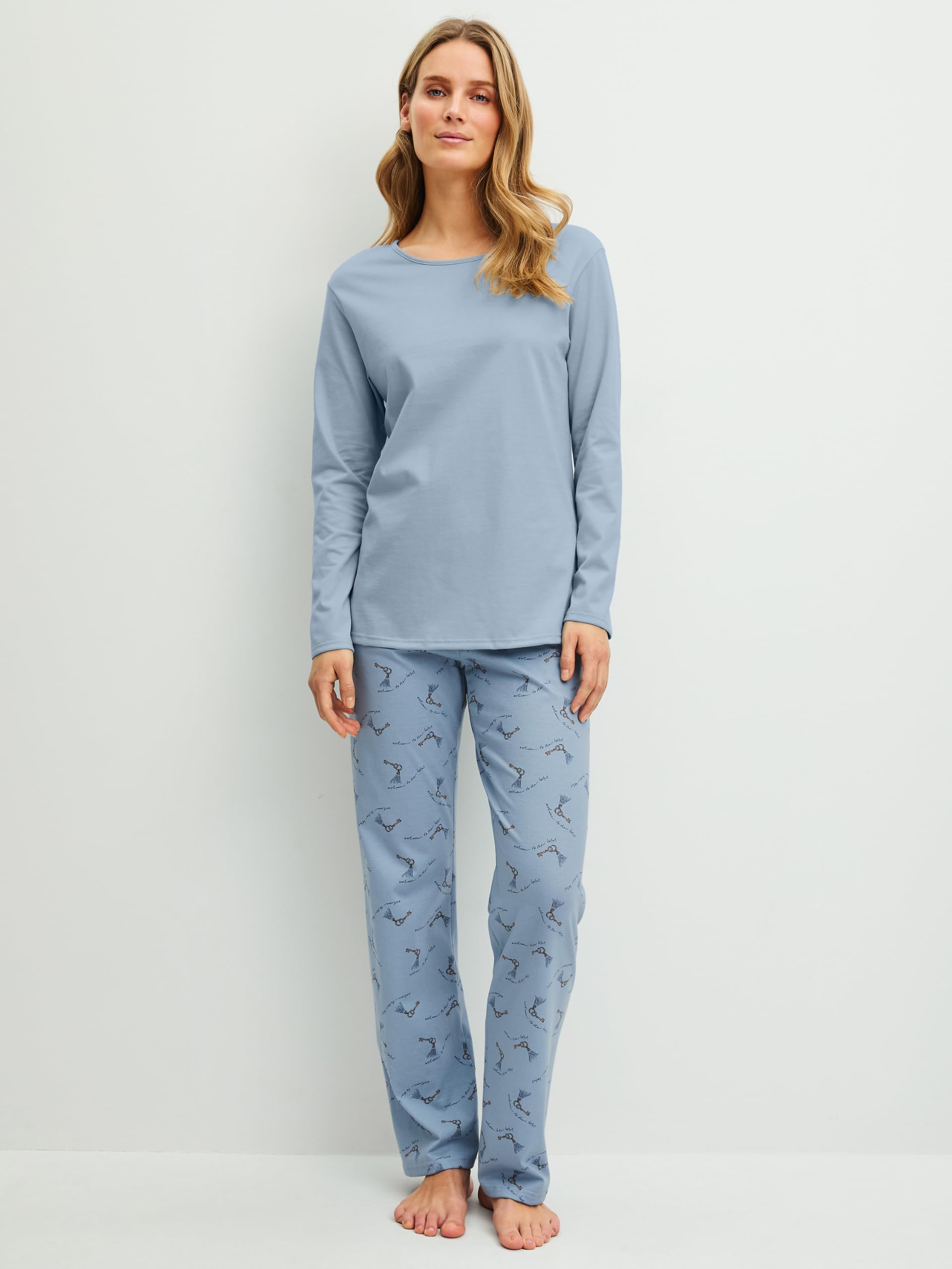 calida-hotel-nights-pyjama-damen-gr-44-46-set image 2