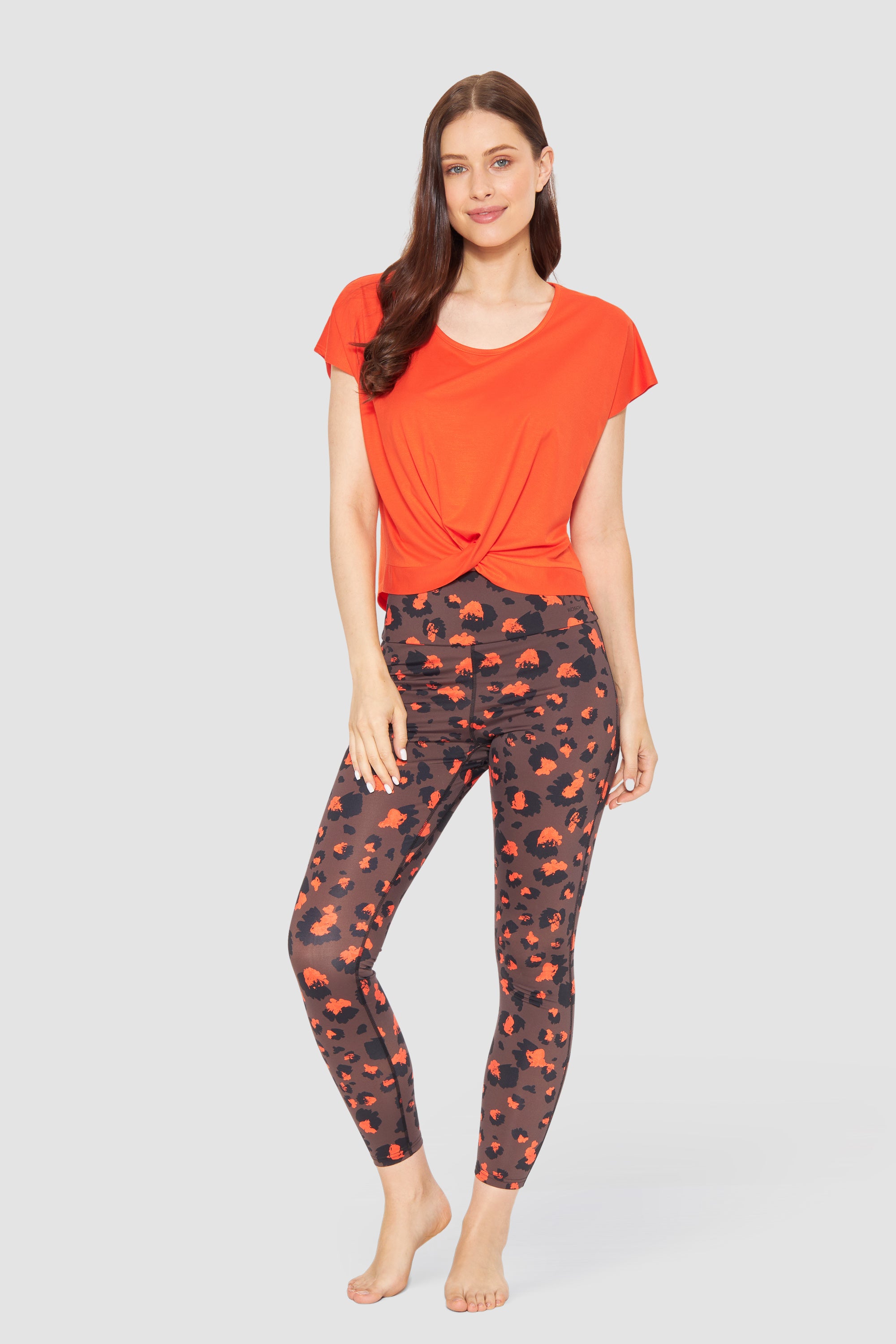 r-sch-be-happy-yoga-shirt-knoten-kurzarm-orange-baumwolle image 4