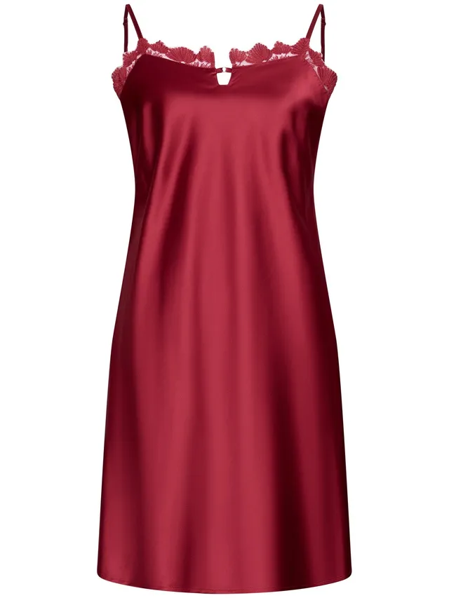 pastunette-premium-scarlet-bloom-nachthemd-rot-satin image 1