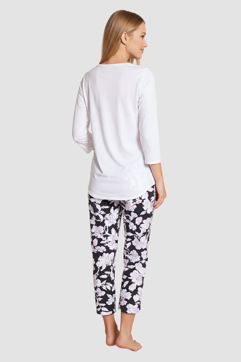 r-sch-be-happy-pyjama-lang-knopfleiste-schwarz-blumenhose image 3