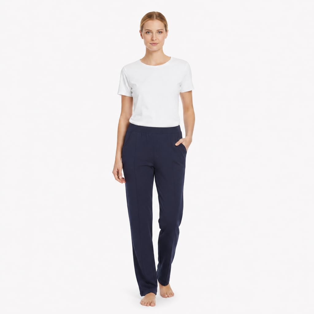 ringella-women-men-damen-lounge-hose-baumwolle-mit-biesen image 2