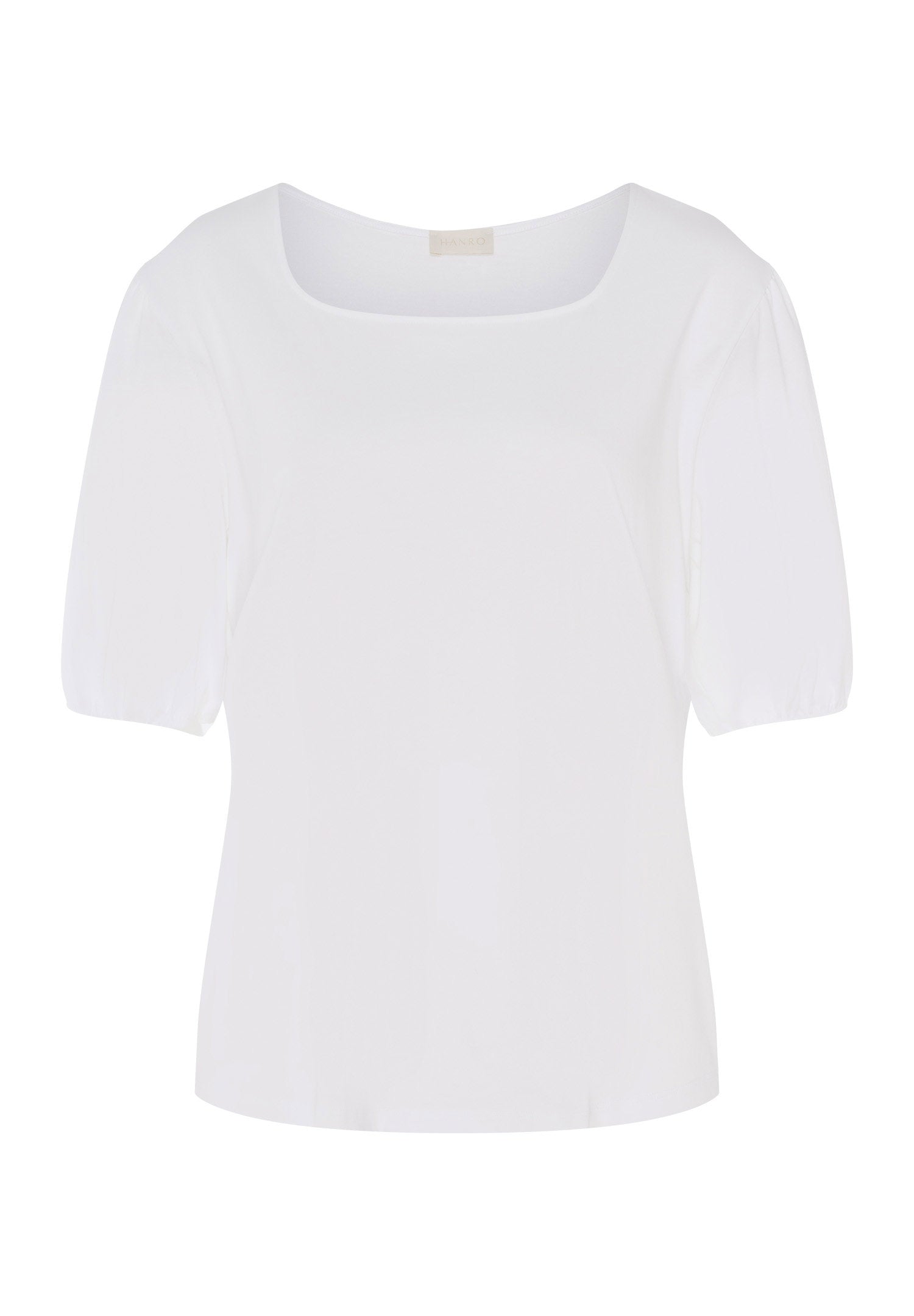 hanro-natural-shirt-s-slv-shirt-t-shirt-wei-bio-baumwolle image 1