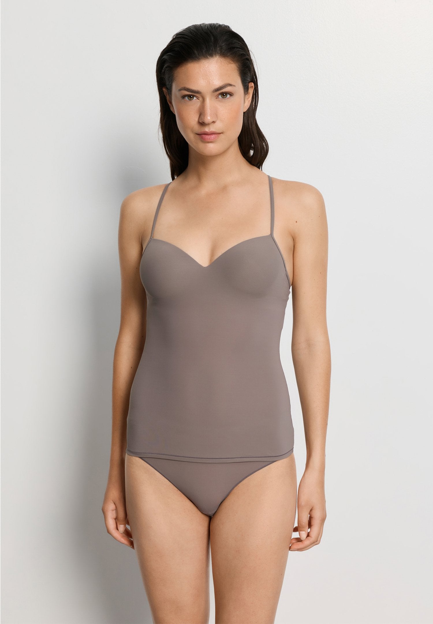 hanro-allure-padded-bra-camisole-bh-hemd-taupe-b-gel image 2