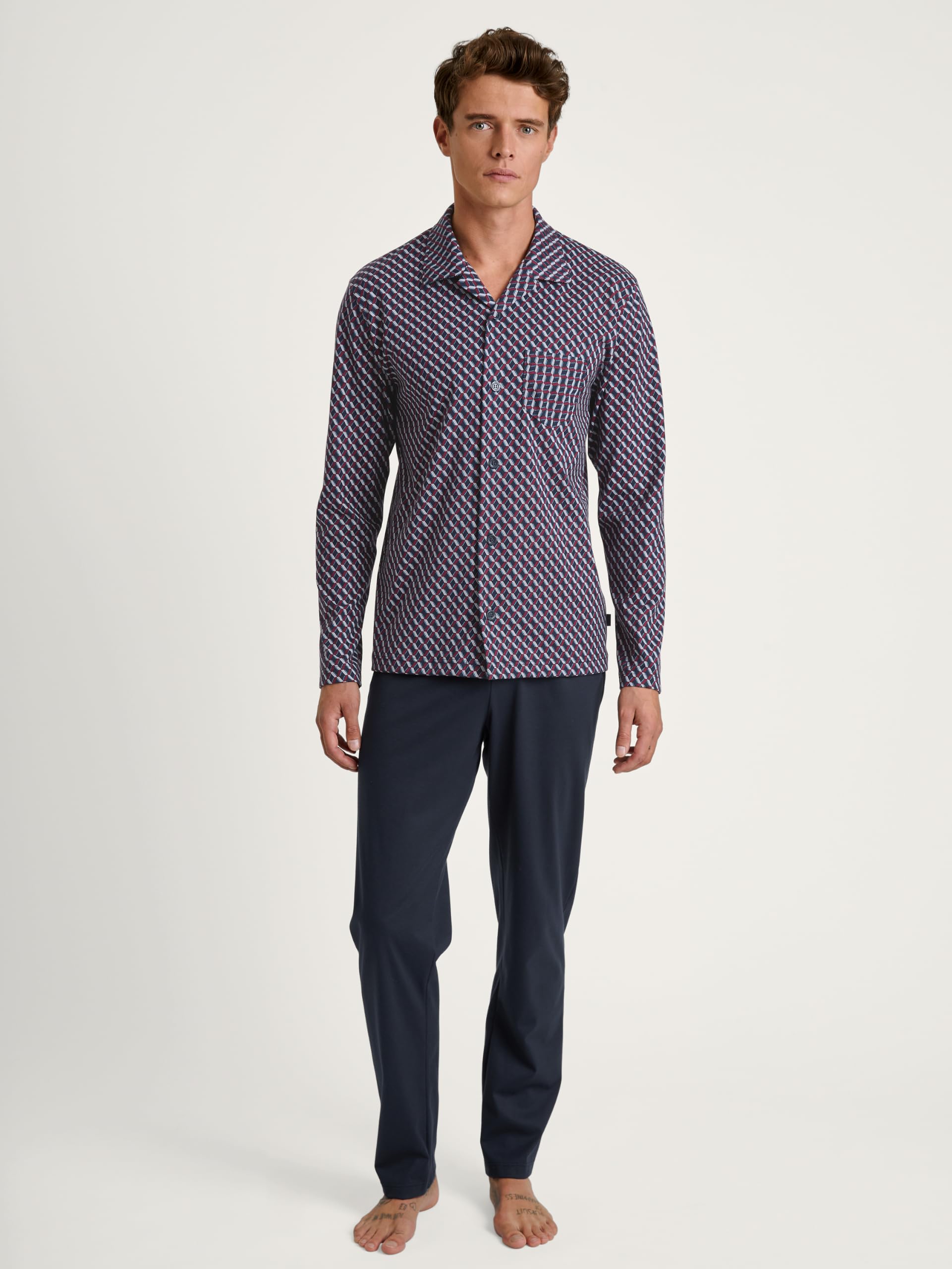 calida-relax-imprint-pyjama-herren-baumwolle-gr-52-54 image 2