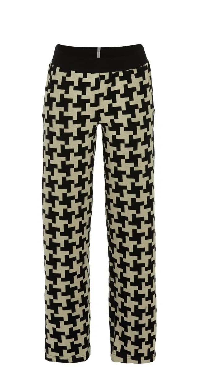 ringella-cherie-line-hose-lang-strick-jacquard-loungehose image 1