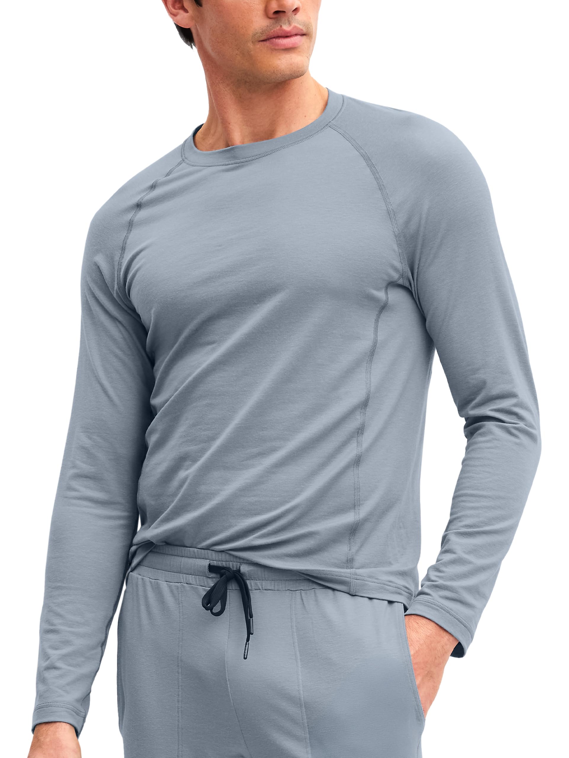 calida-deepsleepwear-warming-langarmshirt-herren-50-anthrazit image 7