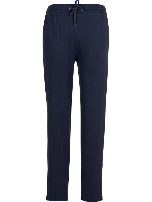 pastunette-loungehose-herren-pyjamahose-blau-baumwolle image 1