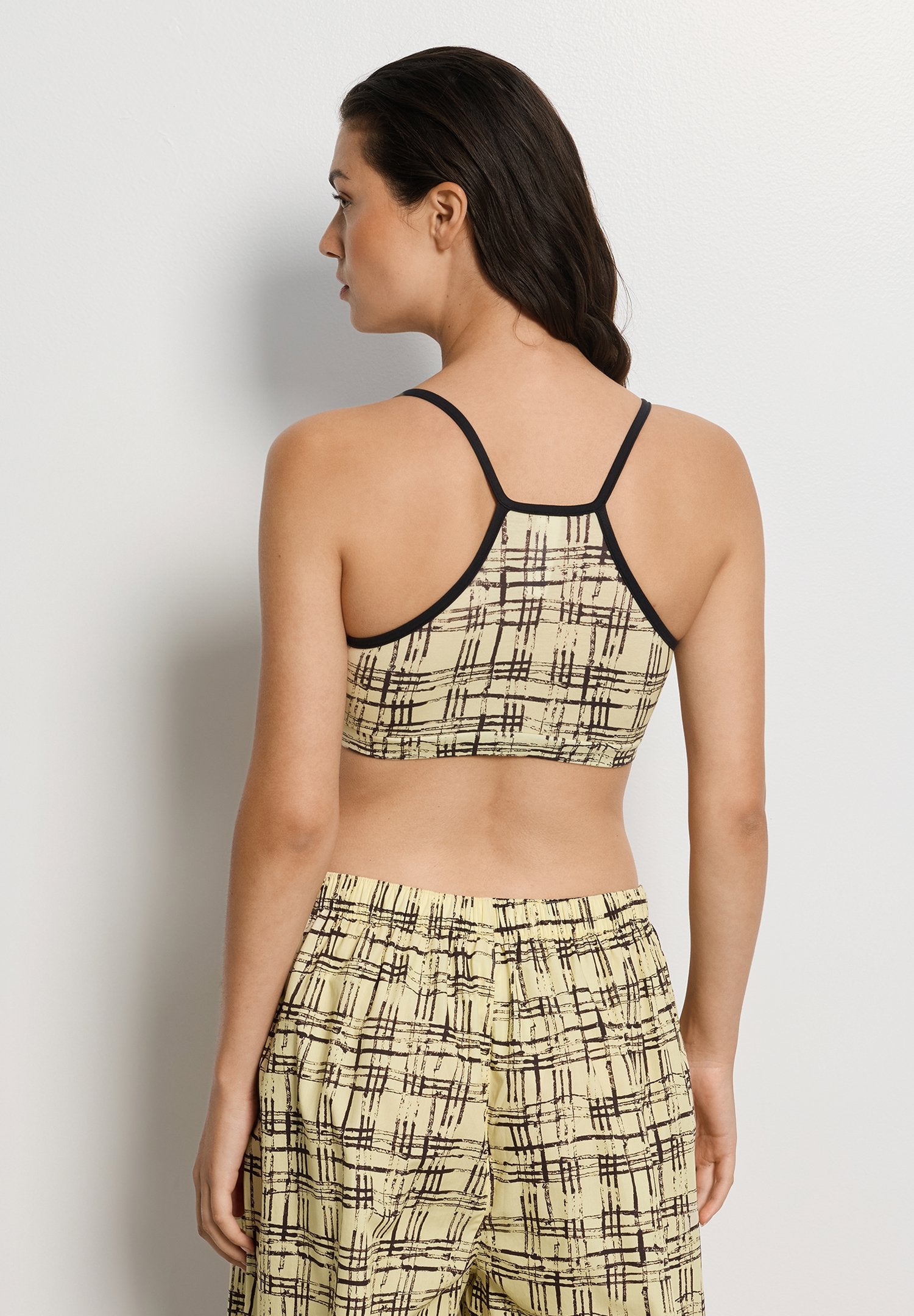 hanro-arthur-arbesser-crop-top-tartan-baumwolle image 4
