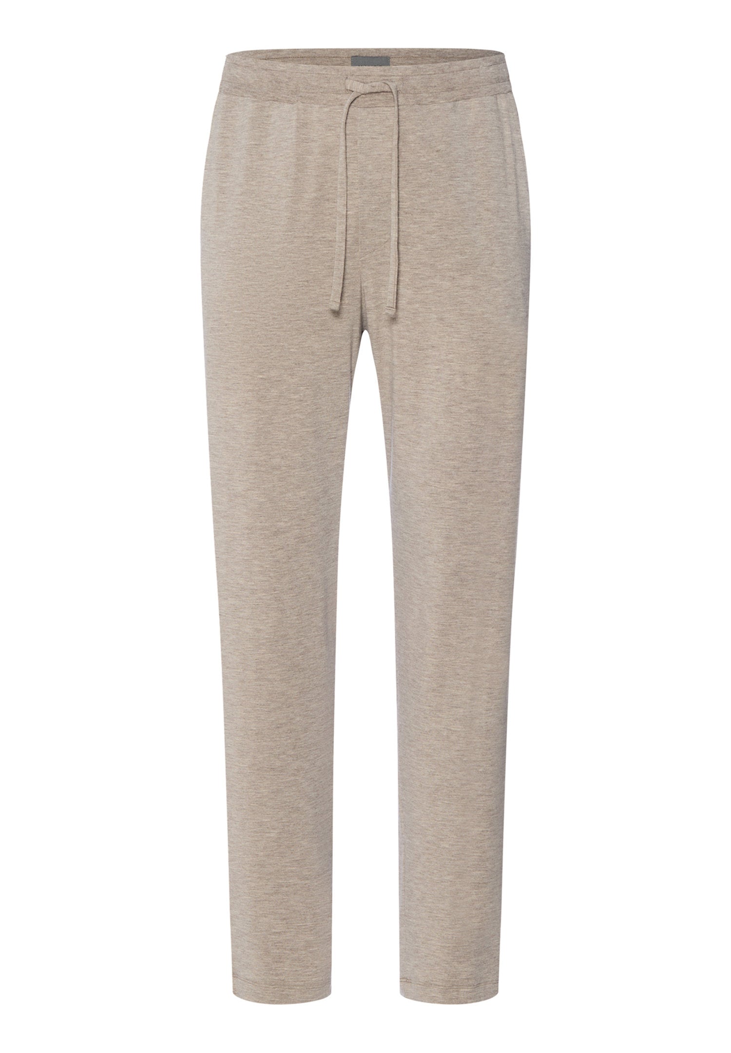 hanro-casuals-lange-hose-herren-hazelnut-melange-viskose image 1