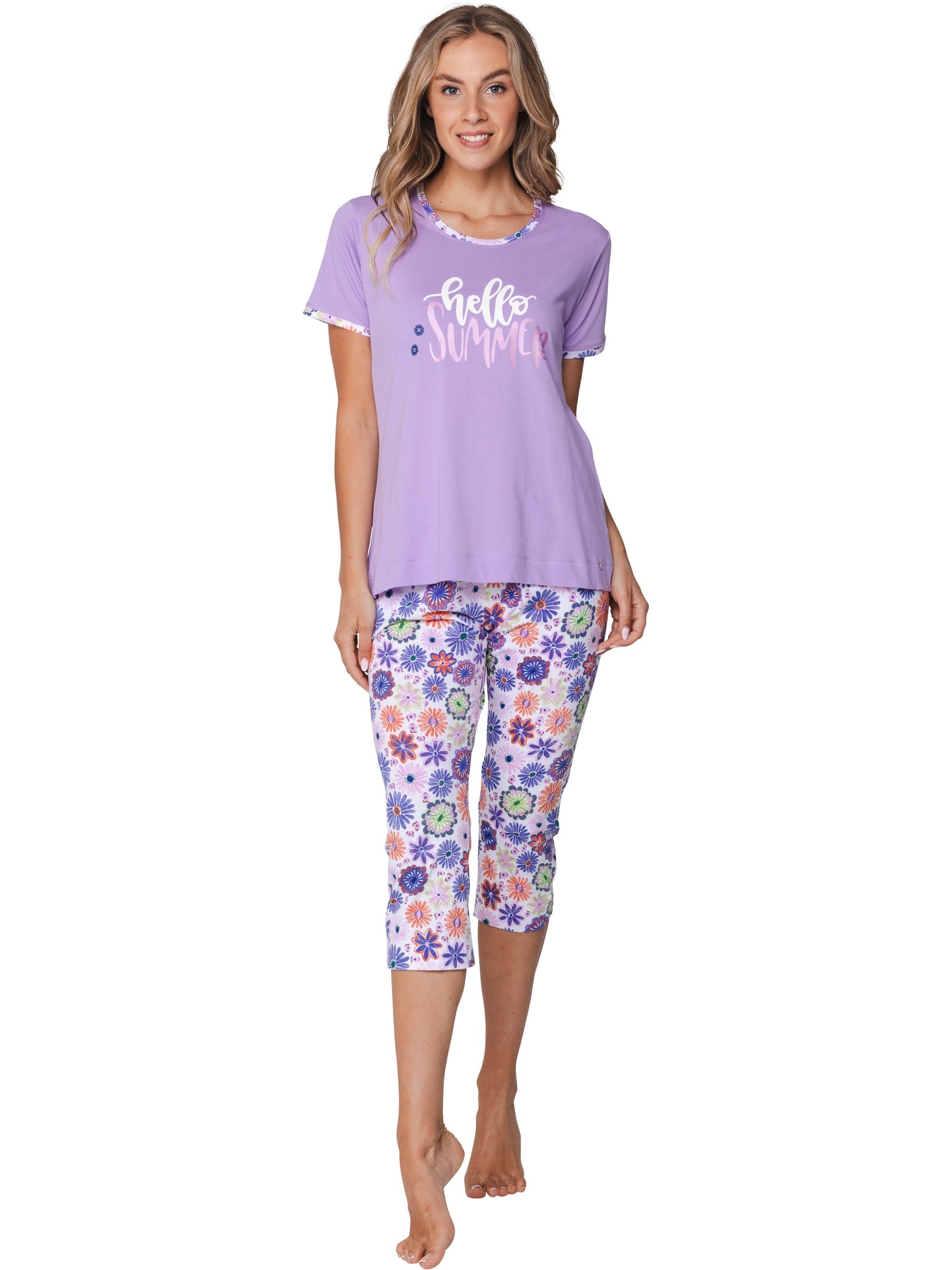 pastunette-myrebelle-waterflower-pyjama-lila-bio-baumwolle image 3