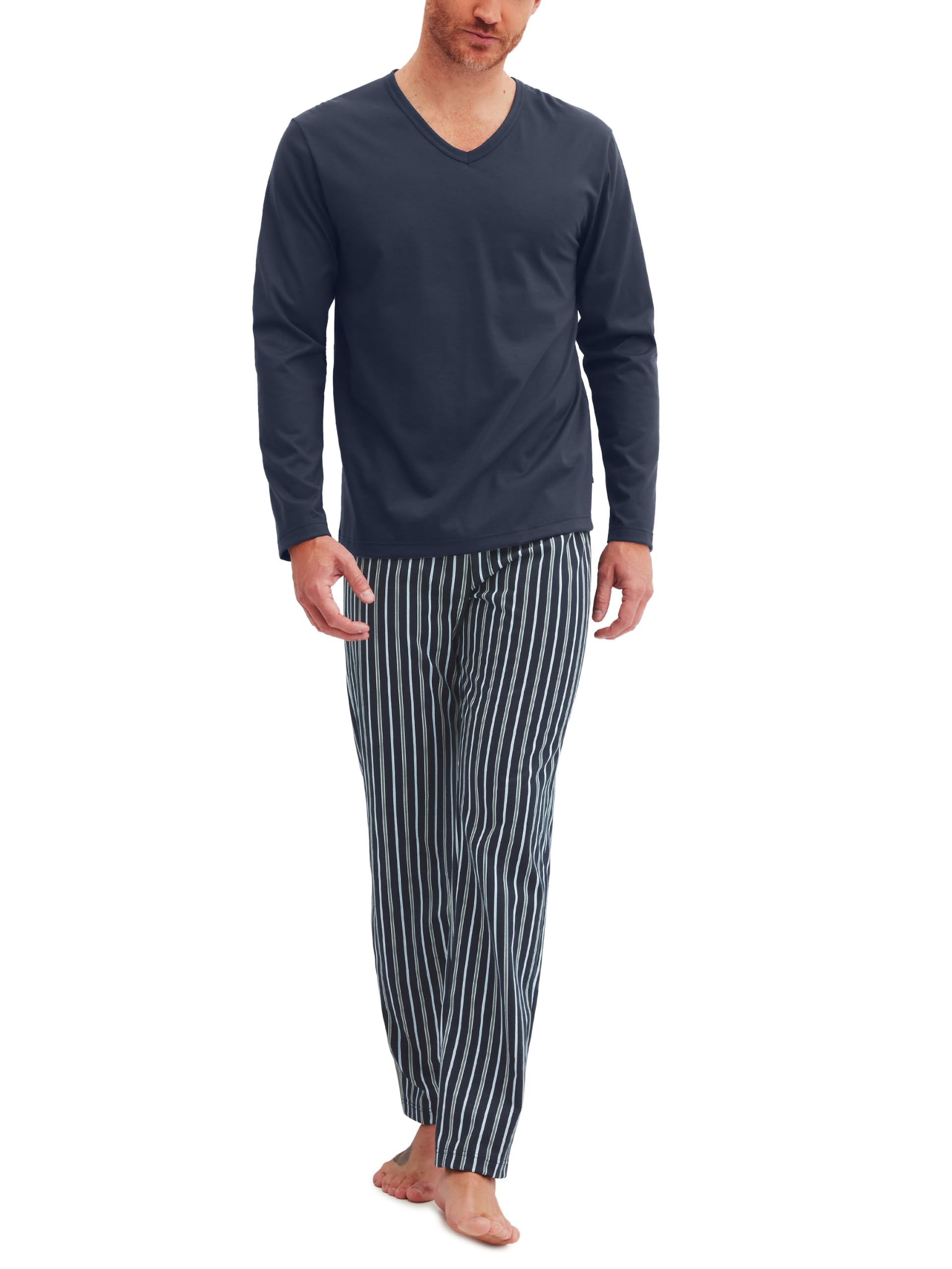 calida-cotton-special-pyjama-herren-baumwolle-dunkelblau image 8
