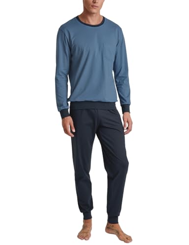 calida-relax-essentials-b-ndchen-pyjama-herren-coronet-blue-52-54 image 6