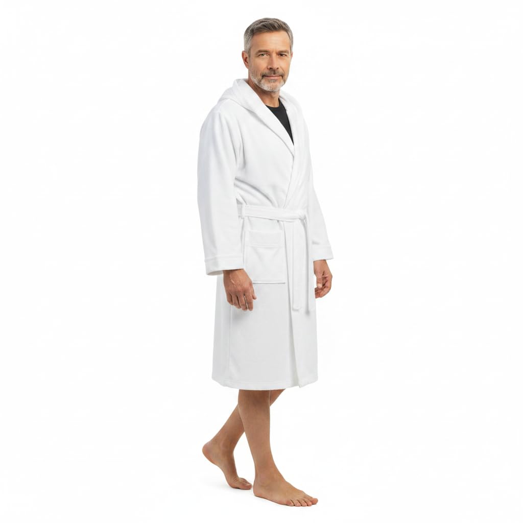 ringella-women-men-bademantel-kapuze-aqua-velours-frottee image 3