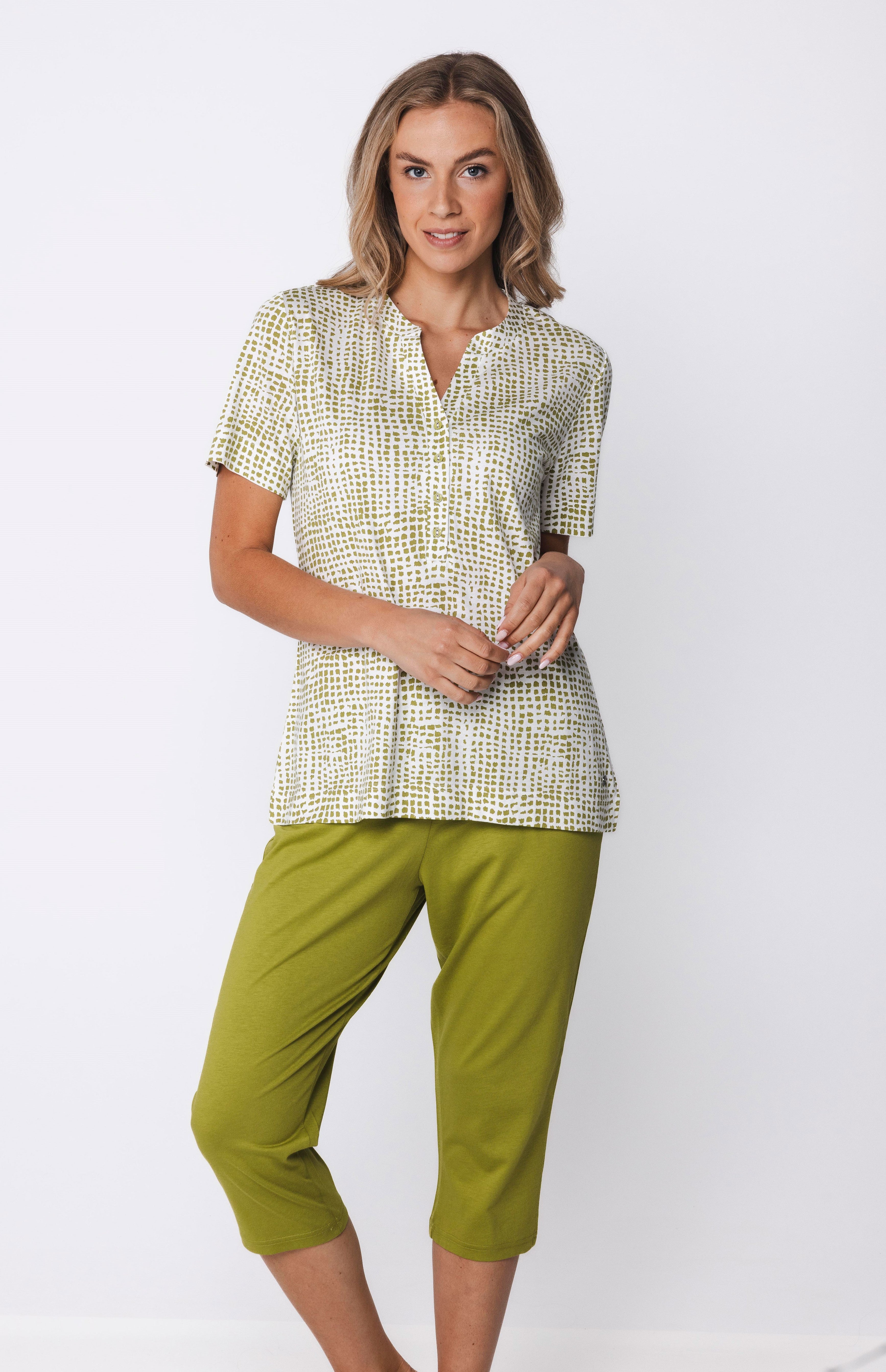 pastunette-premium-sublime-pyjama-gr-n-baumwolle-modal image 5