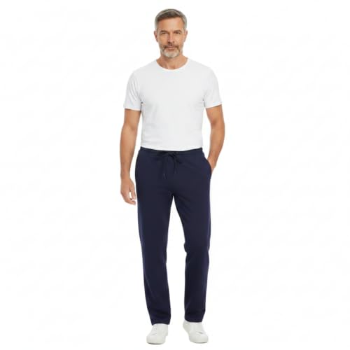 ringella-women-men-herren-loungehose-baumwolle-lang-blau image 7