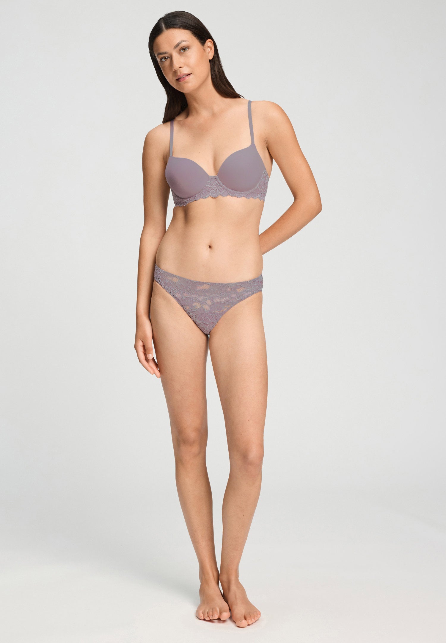 hanro-moments-mini-slip-stormy-rose-baumwolle-spitze image 5