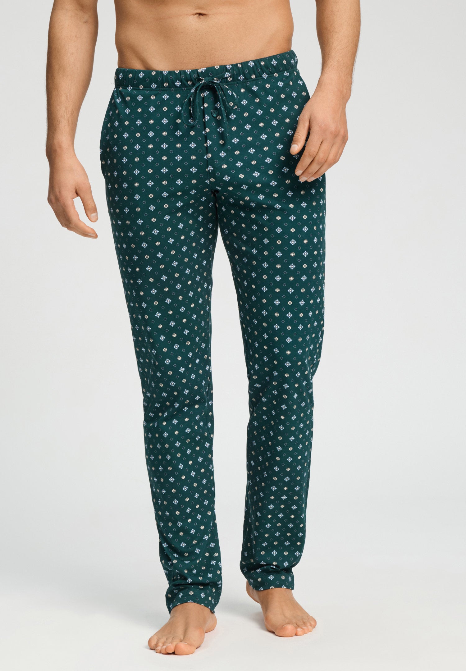 hanro-night-and-day-pyjamahose-baumwolle-pisces-garden image 2