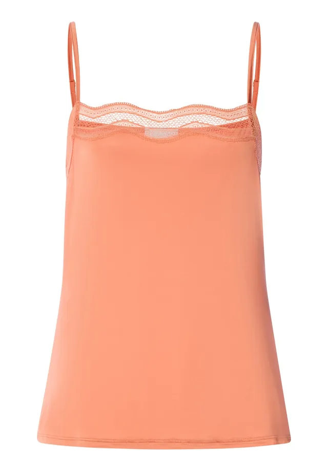 hanro-cira-top-light-carnelian-spaghettitr-ger-spitze image 1