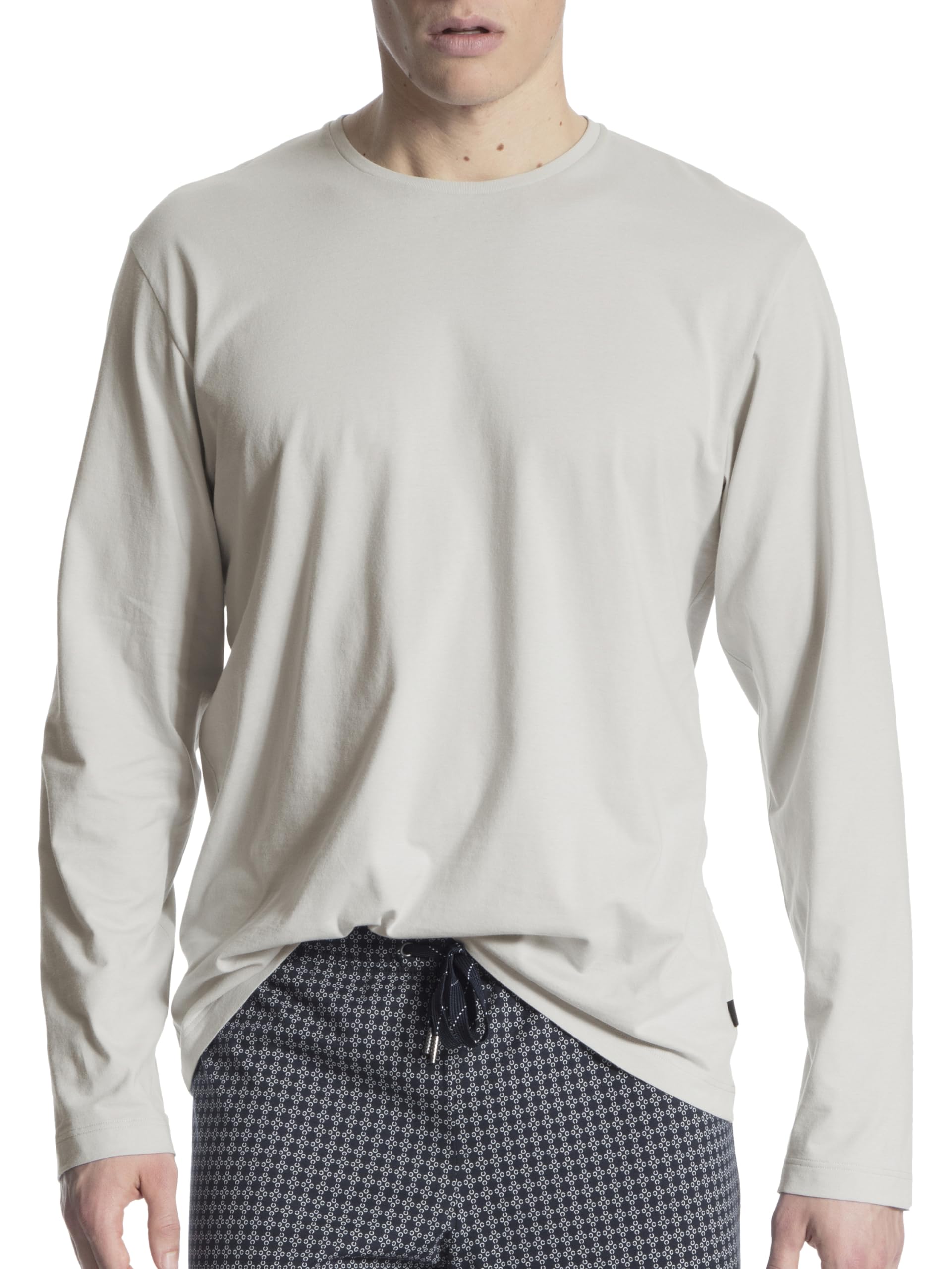 calida-remix-basic-sleep-langarmshirt-herren-52-54 image 1