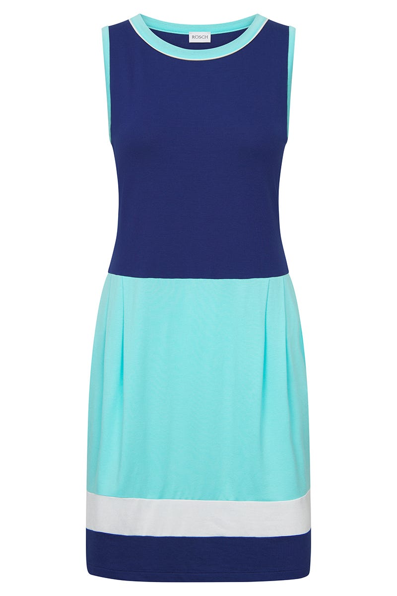 r-sch-be-happy-strandkleid-colourblocking-kleid-t-rkis image 2