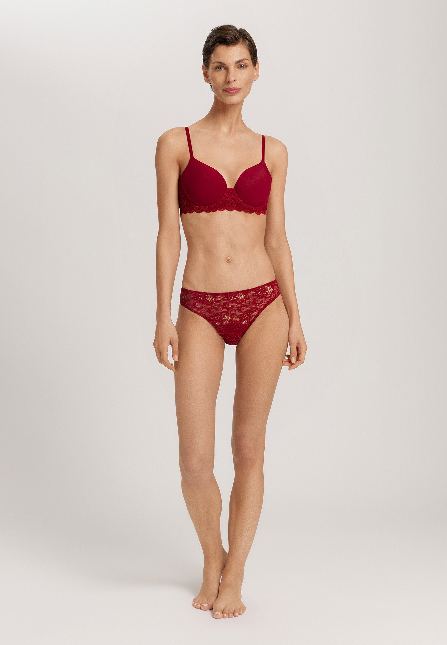 hanro-moments-padded-bra-bh-red-dahlia-spitze-pima-cotton image 5