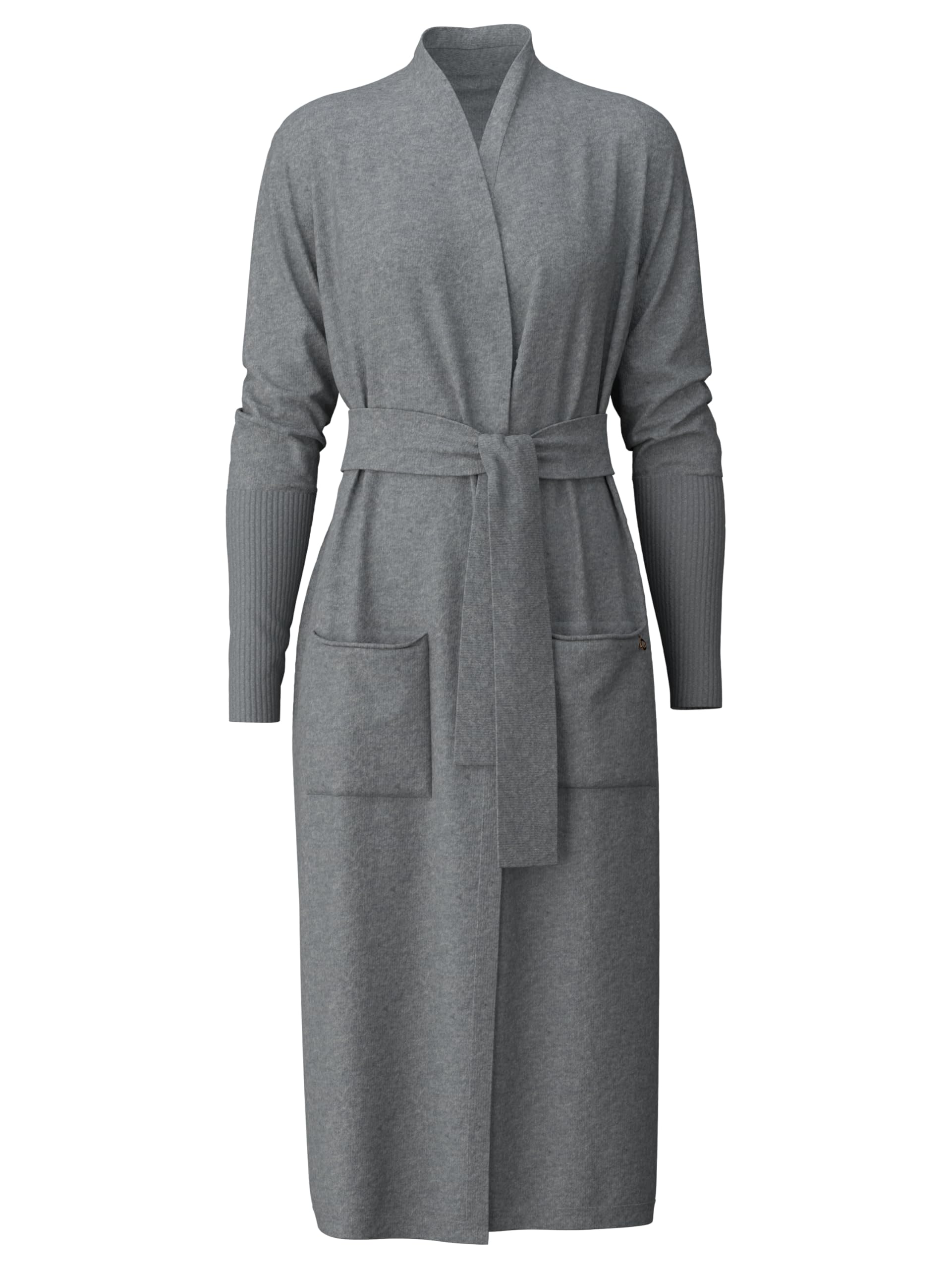 calida-the-cosy-collection-kimono-damen-merinowolle-grau image 2