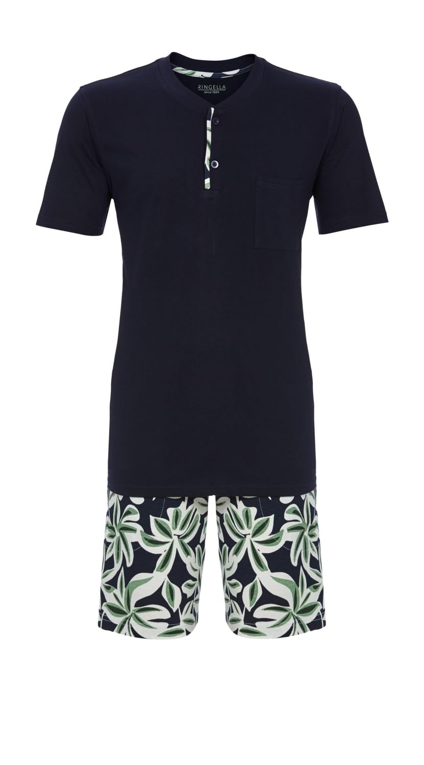 ringella-women-men-herren-shorty-pyjama-basilikum-gr-48-baumwolle image 7