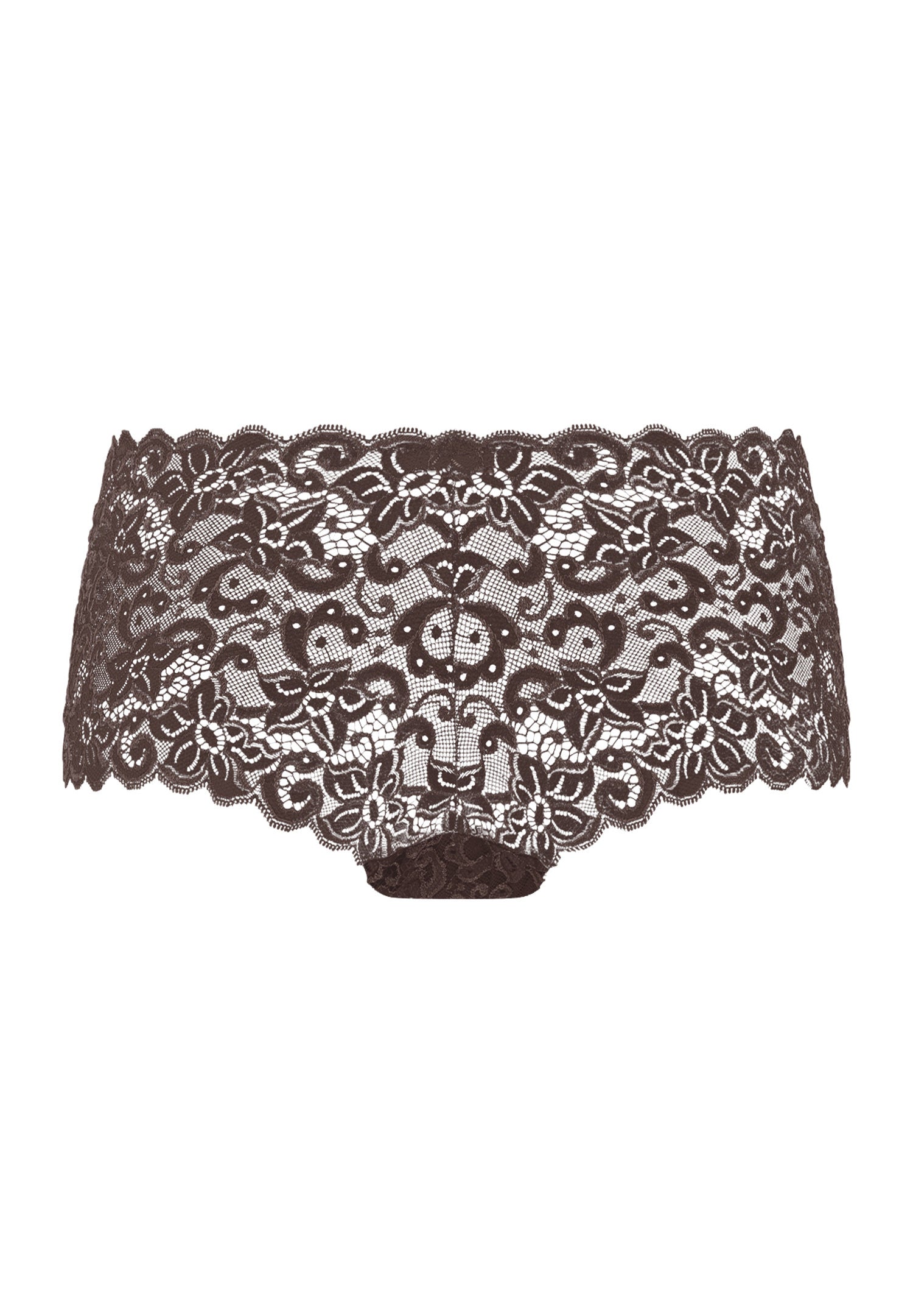 hanro-moments-panty-slip-dark-mocha-spitze image 3
