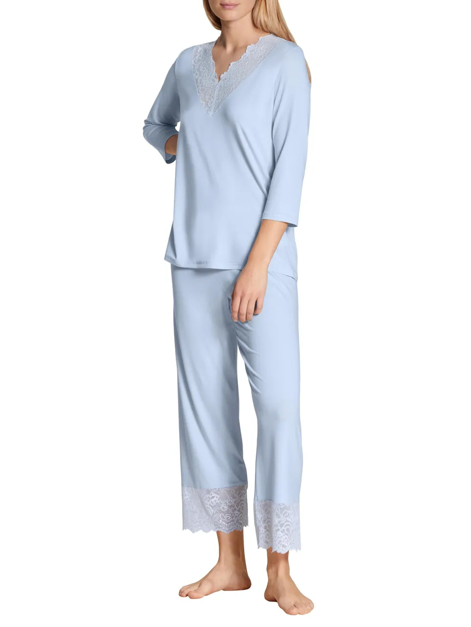calida-elegant-dreams-7-8-pyjama-damen-harmony-blue image 1