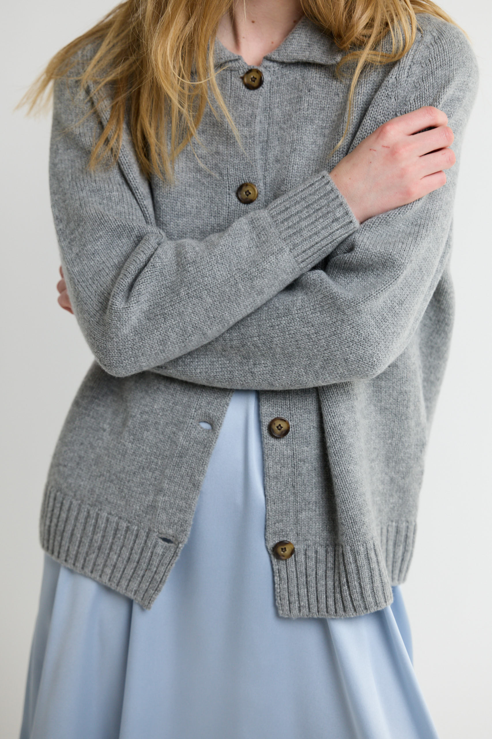 sunday-in-bed-bravo-jacke-wolle-cashmere-cardigan-polo image 1