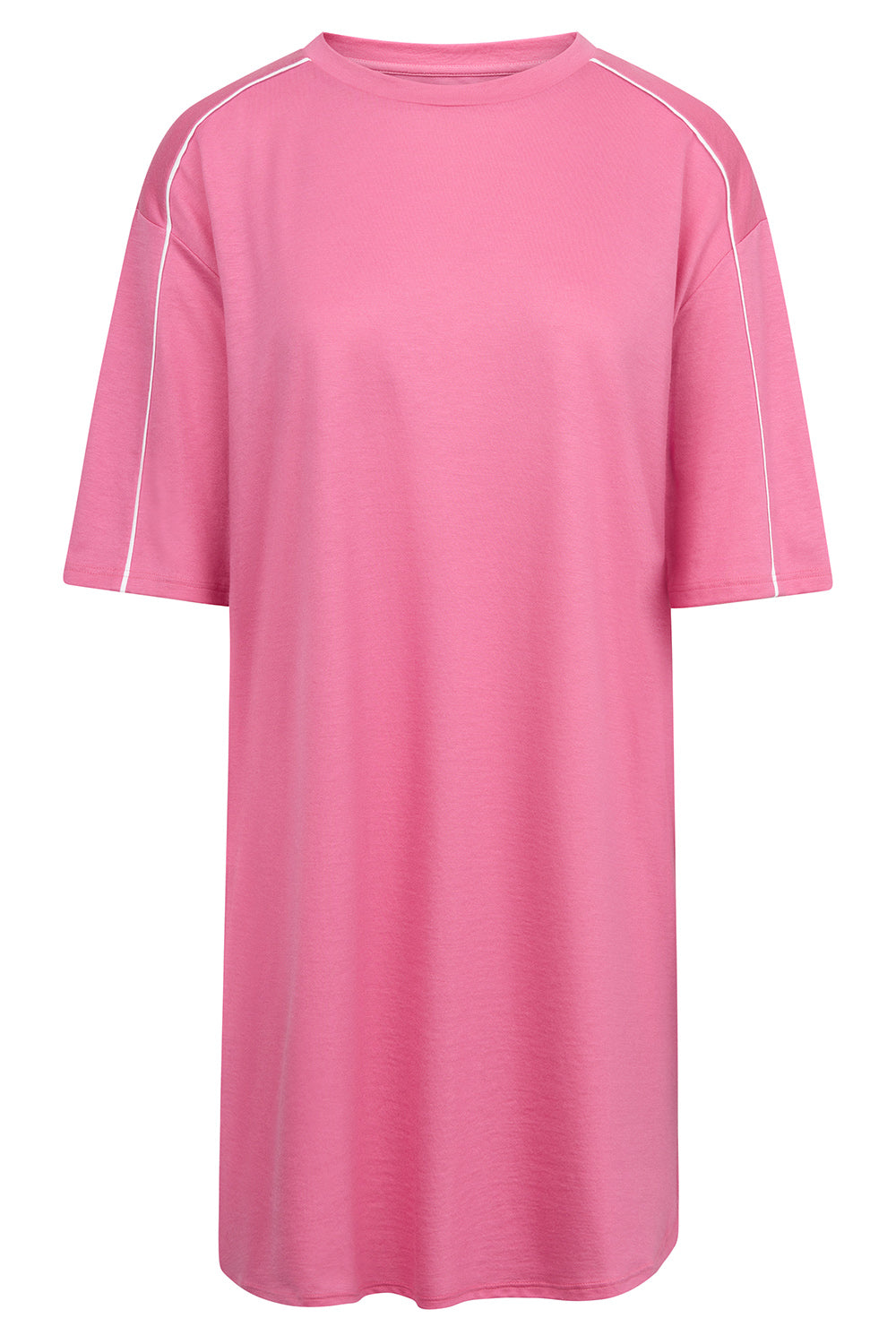 r-sch-be-happy-nachthemd-knielang-pink-mit-paspel image 2