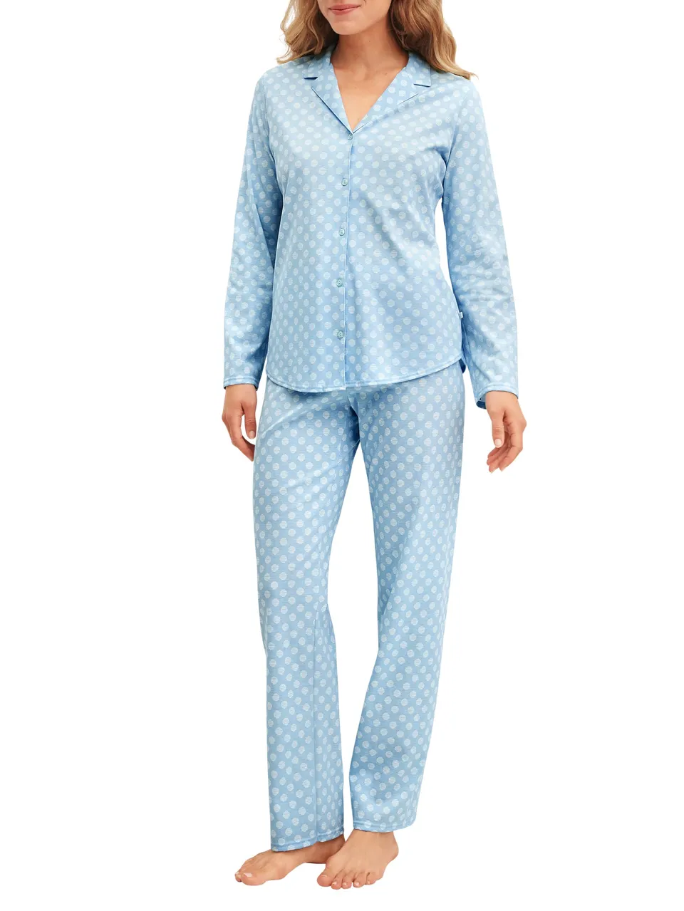 calida-lovely-nights-pyjama-damen-pyjamaset-44-46-baumwolle image 1