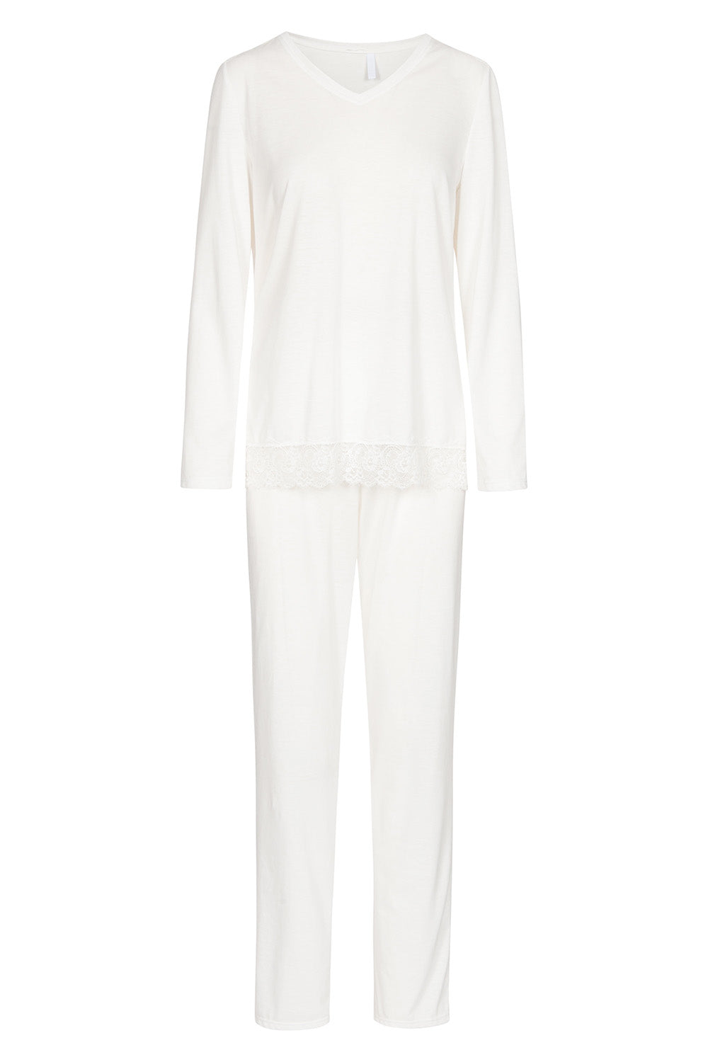 r-sch-be-happy-pyjama-lang-creme-mit-spitze image 2