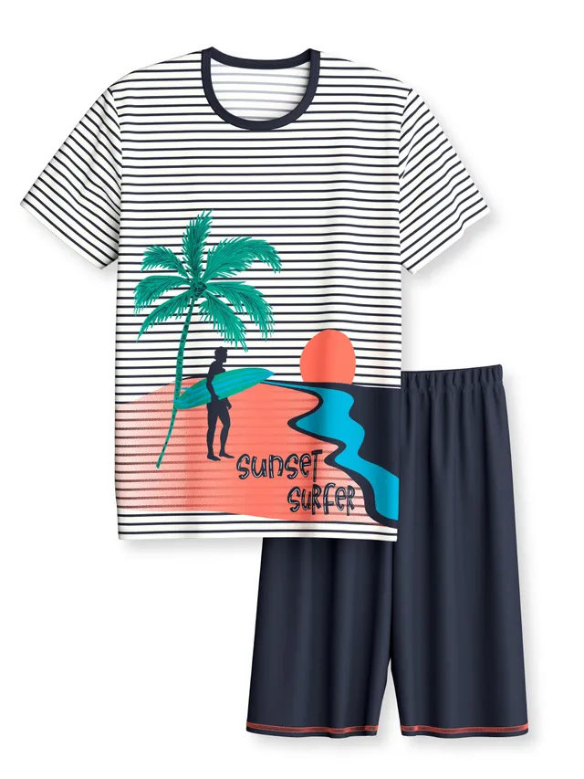 calida-favourites-sleep-kurz-pyjama-knaben-140-146-baumwolle image 1