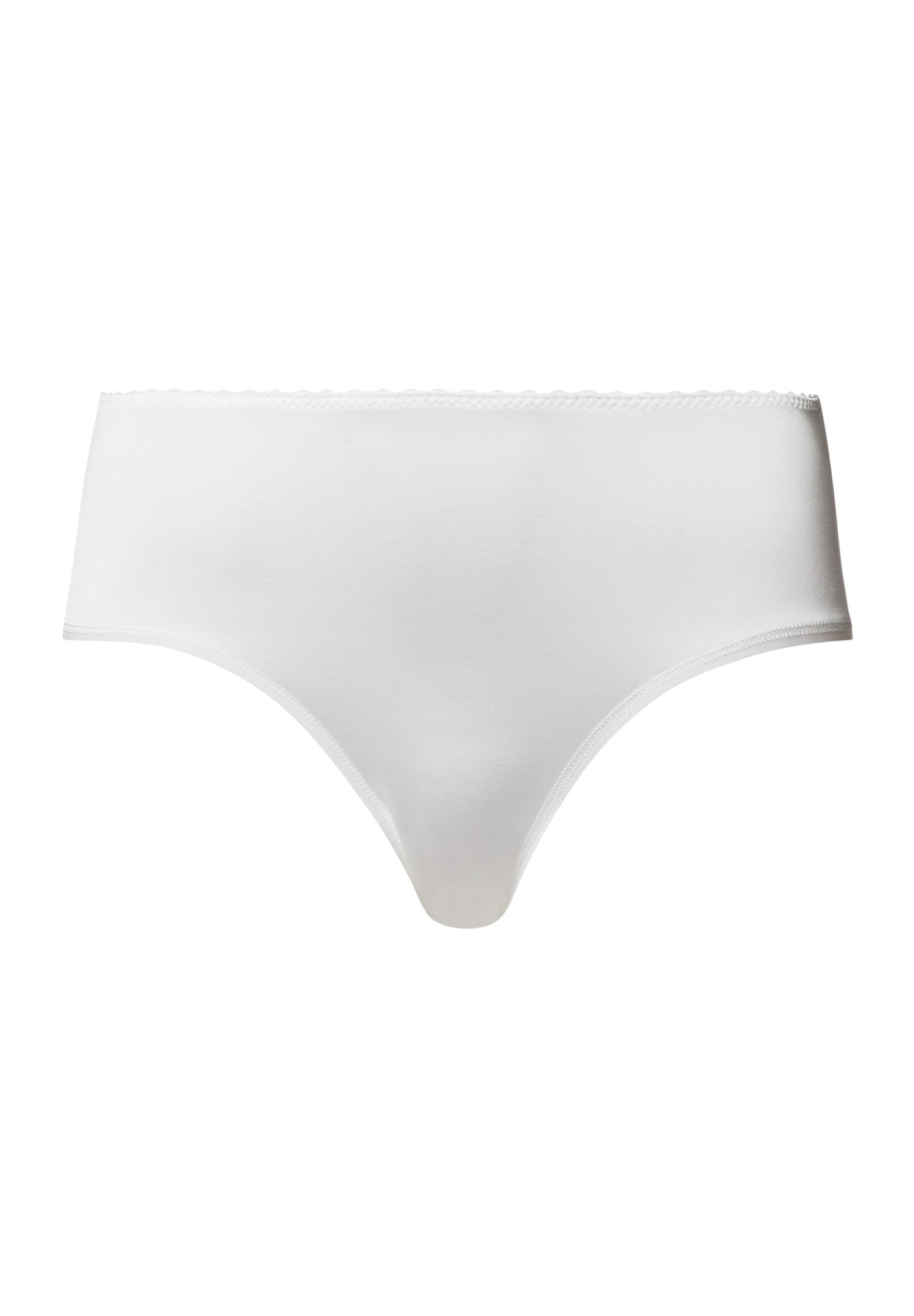hanro-satin-deluxe-midi-briefs-slip-off-white-viskose image 1