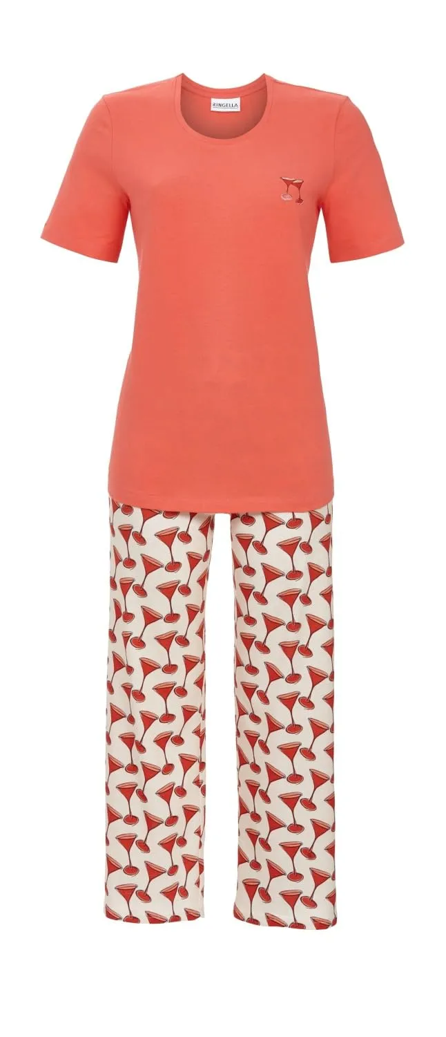 ringella-women-men-pyjama-cocktail-7-8-hose-baumwolle-modal image 1