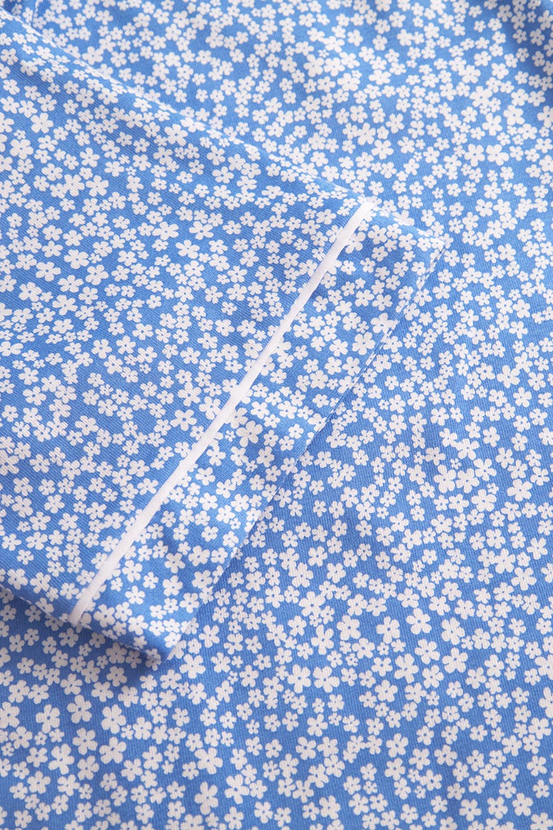 r-sch-be-happy-pyjama-kurz-blumendruck-blau-baumwolle image 5