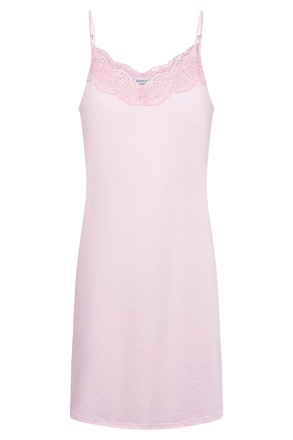 r-sch-be-happy-nachthemd-rosa-knielang-mit-spitze image 2
