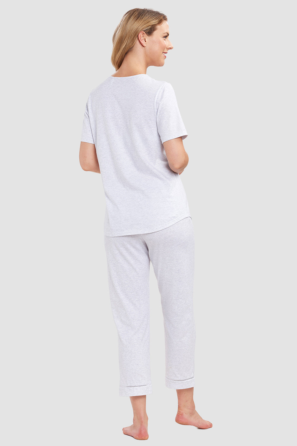 r-sch-be-happy-pyjama-7-8-wei-mit-spitze-v-ausschnitt image 3
