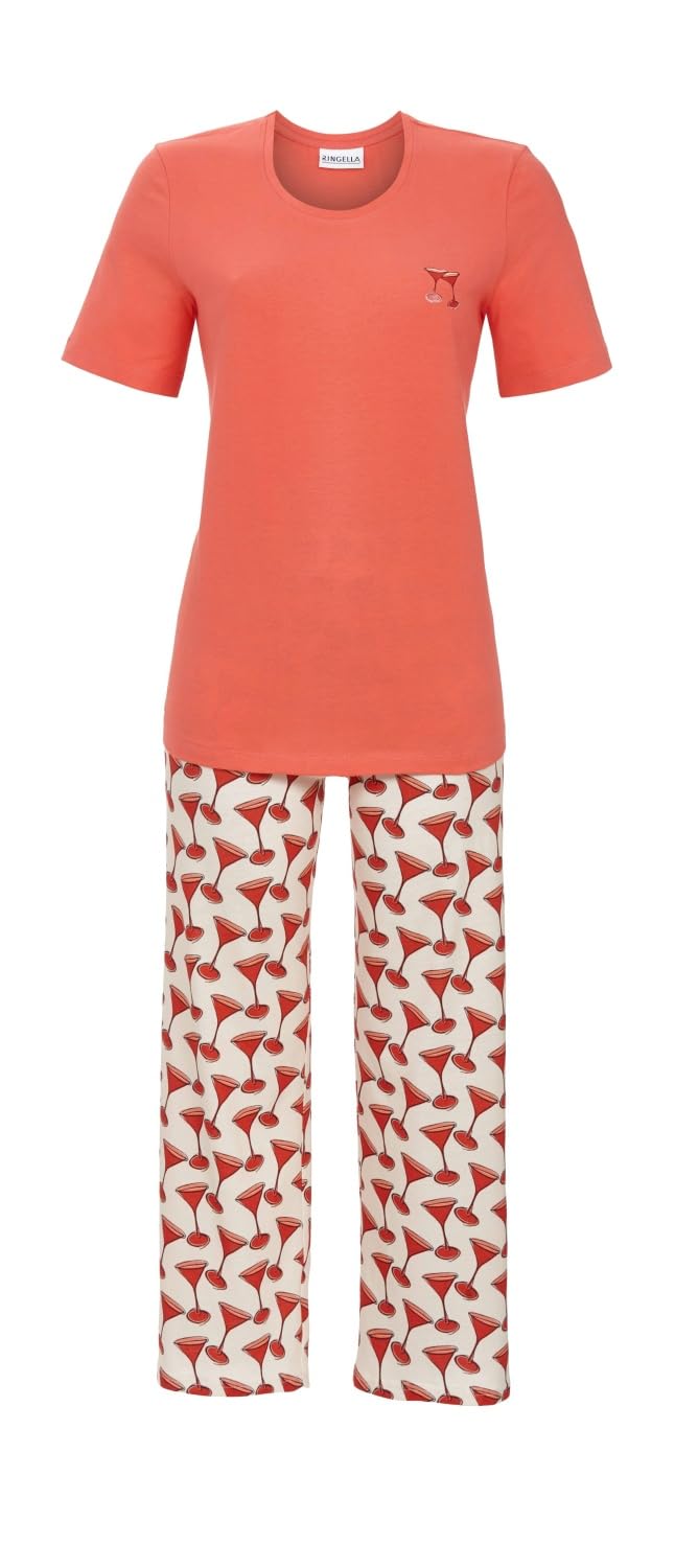 ringella-women-men-pyjama-cocktail-7-8-hose-baumwolle-modal image 1