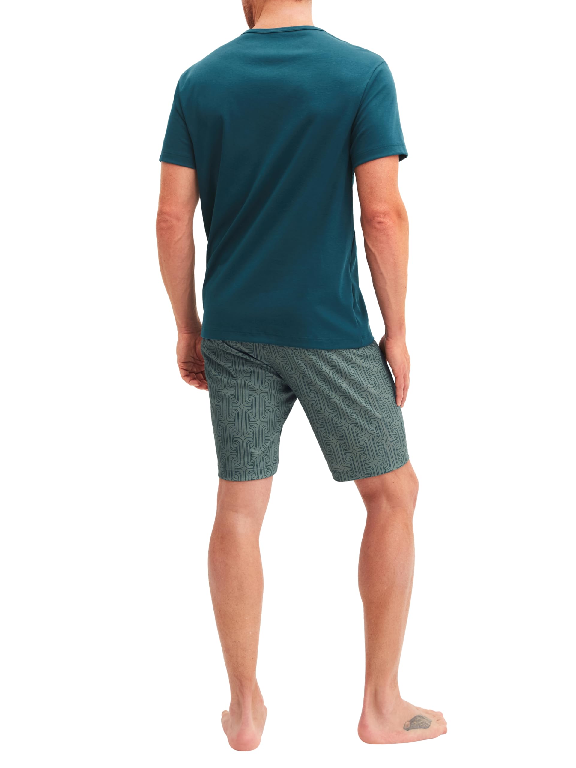 calida-relax-streamline-kurz-pyjama-herren-kurzarm-baumwolle image 4