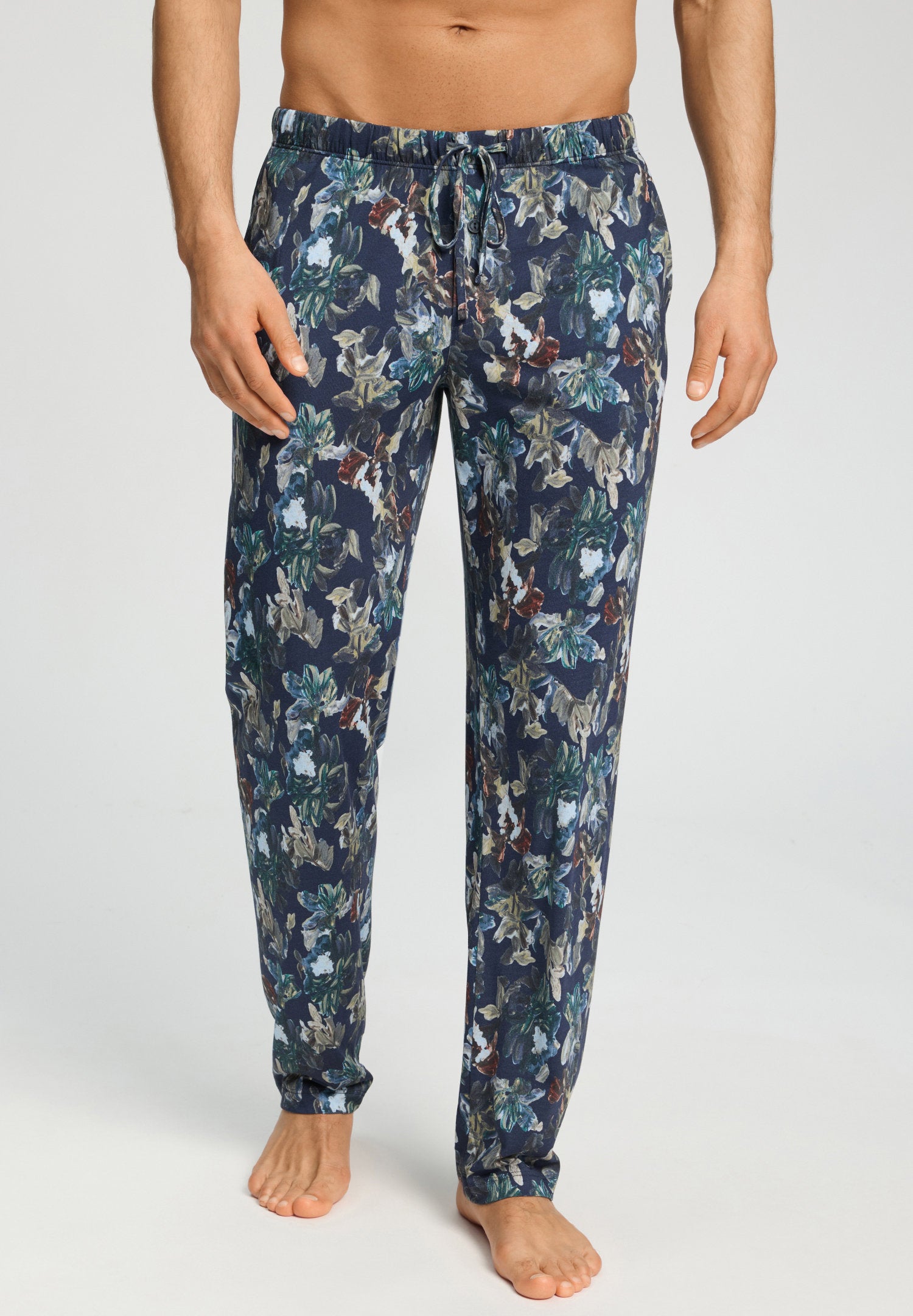 hanro-night-and-day-long-pants-pyjamahose-night-garden image 3