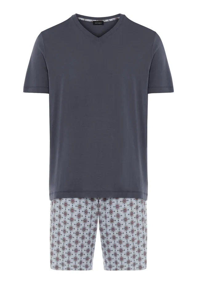hanro-night-and-day-kurzpyjama-celestial-light-tencel-modal-xl image 1