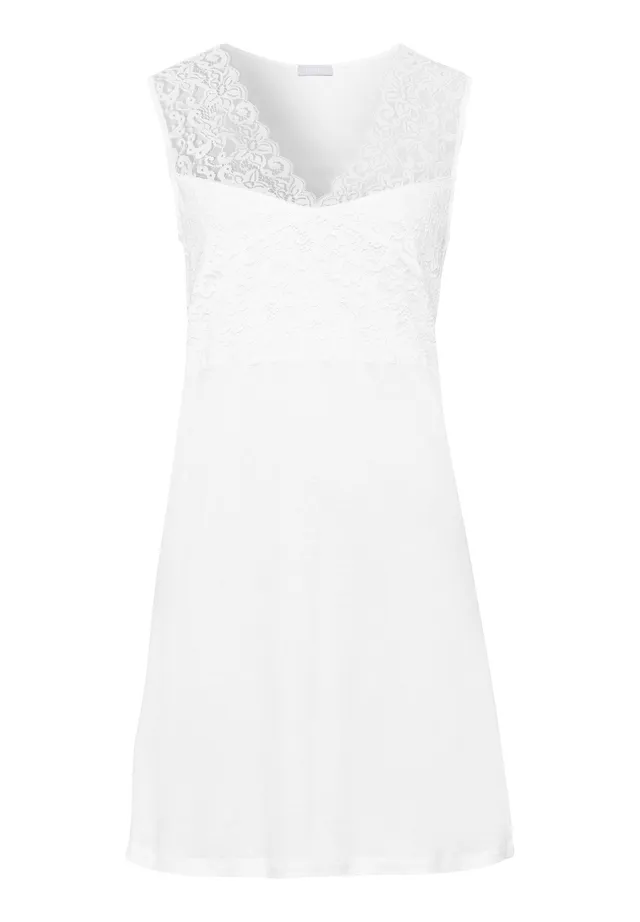 hanro-moments-nachthemd-baumwolle-wei-90cm image 1