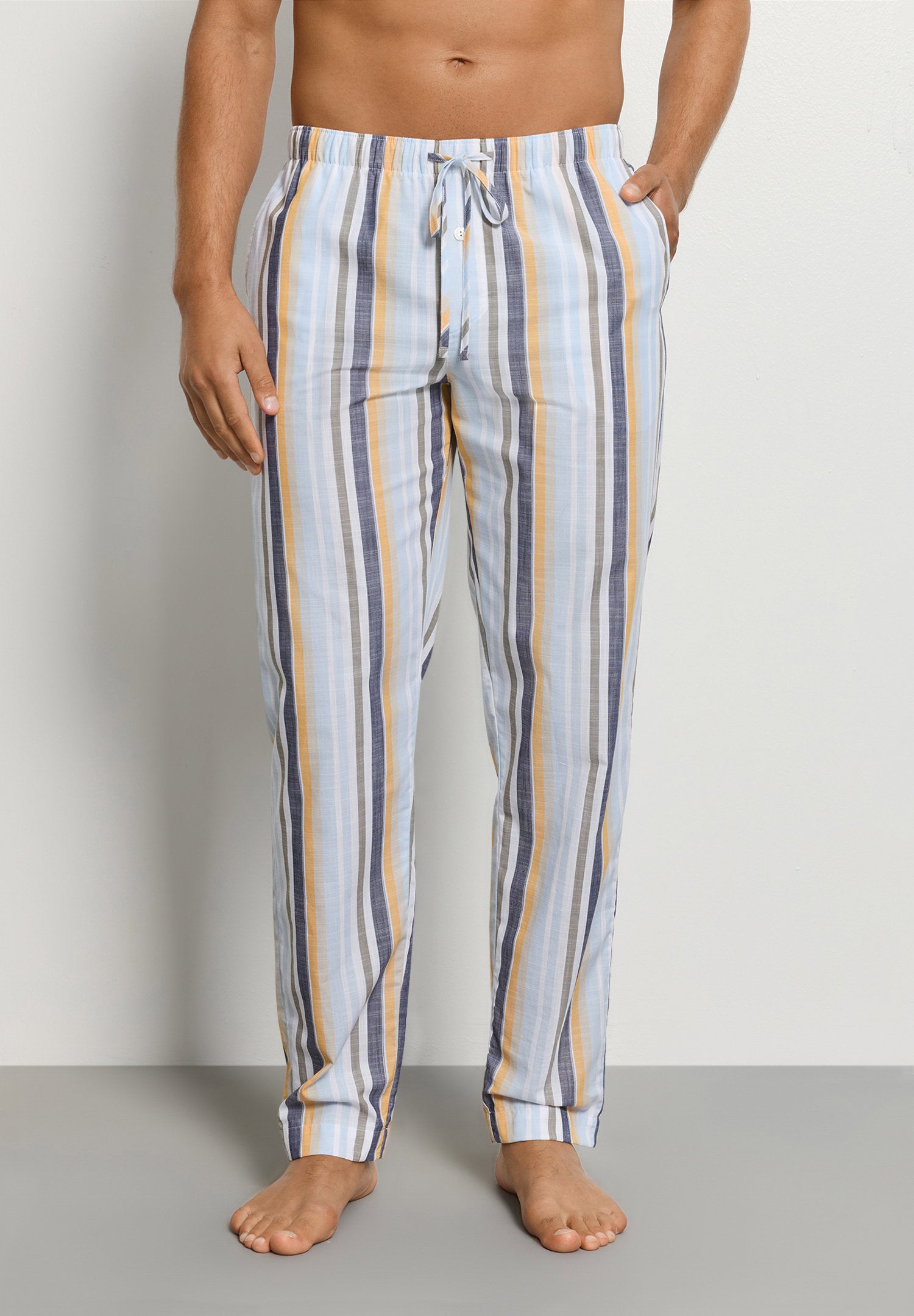 hanro-night-day-schlafanzughose-herren-sunset-stripe image 2